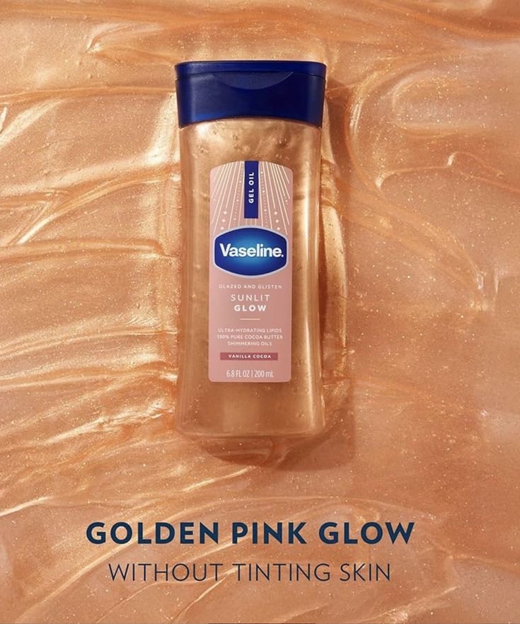 Vaseline Glazed & Glisten Sunlit Glow Body Gel Oil