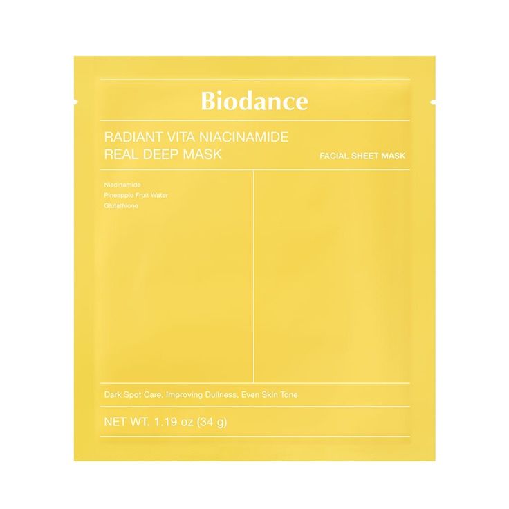 BIODANCE Radiant Vita Niacinamide Real Deep Mask