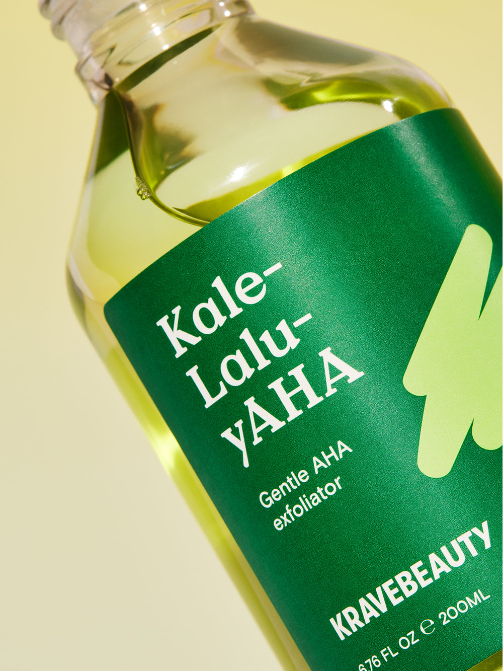Krave Beauty Kale-Lalu-yAHAGentle AHA Exfoliator 200m