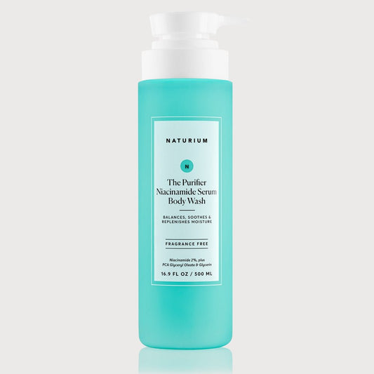 NATURIUM THE PURIFIER NIACINAMIDE SERUM BODY WASH 500m