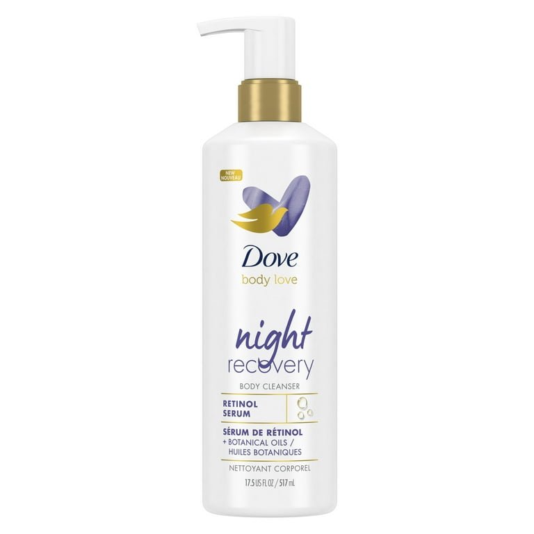 Dove Body Love Night Recovery Retinol Serum Body Cleanser 517ml