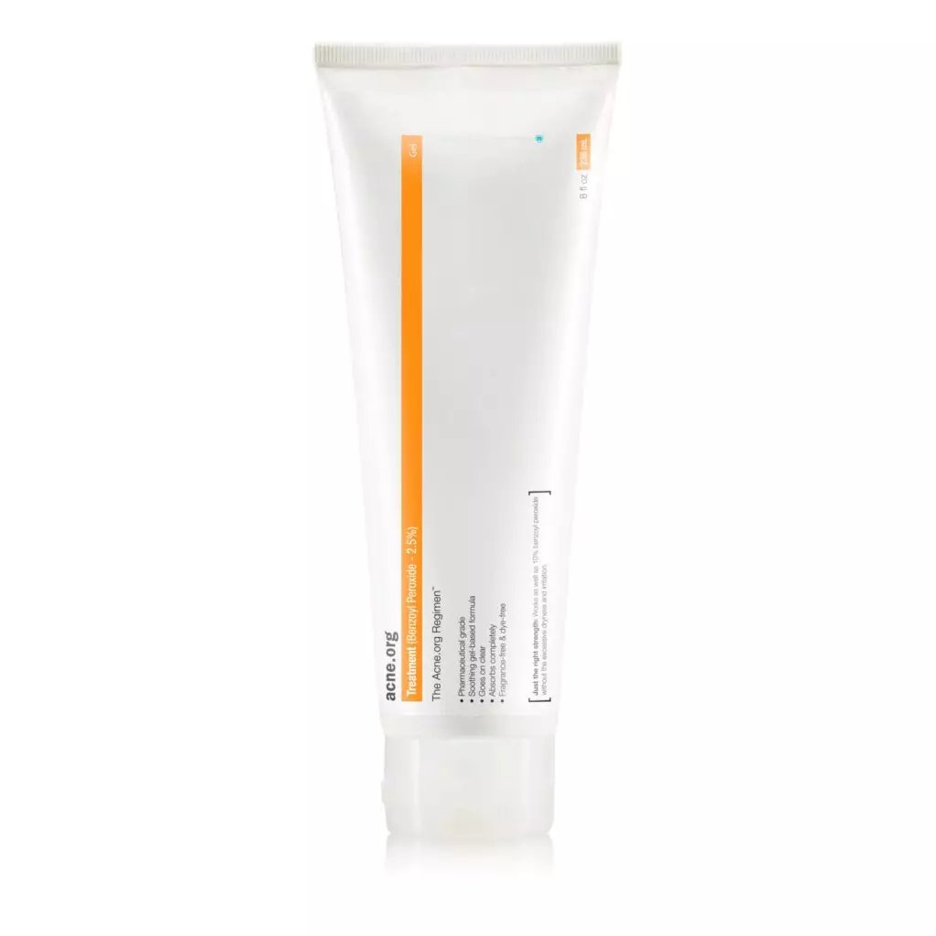 Acne.org : Treatment (Benzoyl Peroxide – 2.5%