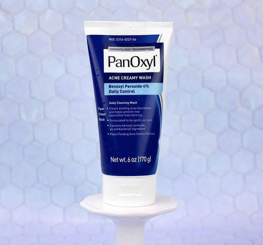 Panoxyl Acne Creamy Wash Benzoyl Peroxide 4% Daily Control 170g