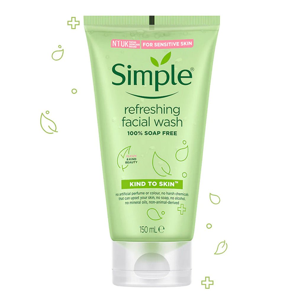 Simple Kind to Skin Refreshing Facial Gel Wash 150ml
