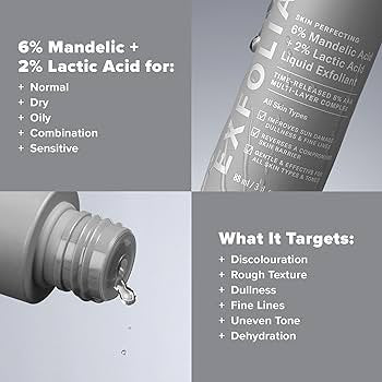 Paula’s Choice Skin Perfecting 6% Mandelic Acid + 2% Lactic Acid Liquid Exfoliant