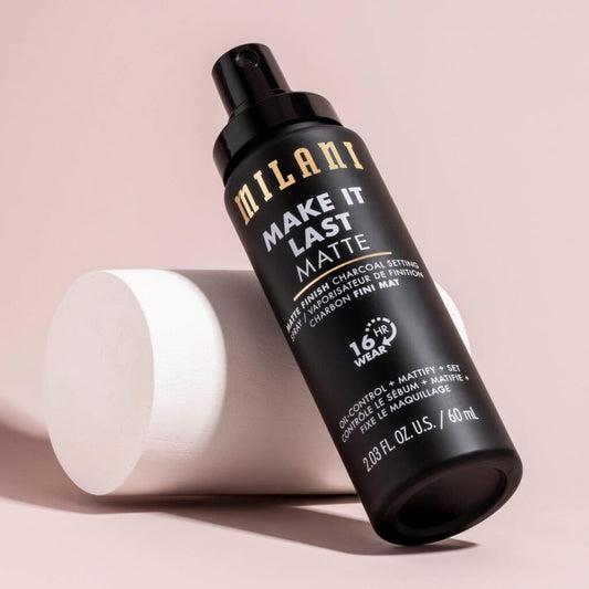 Milani Make it Last Matte – Matte Finish Charcoal Setting Spray