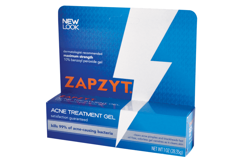 Zapzyt Maximum Strength 10% Benzoyl Peroxide Acne Treatment Gel