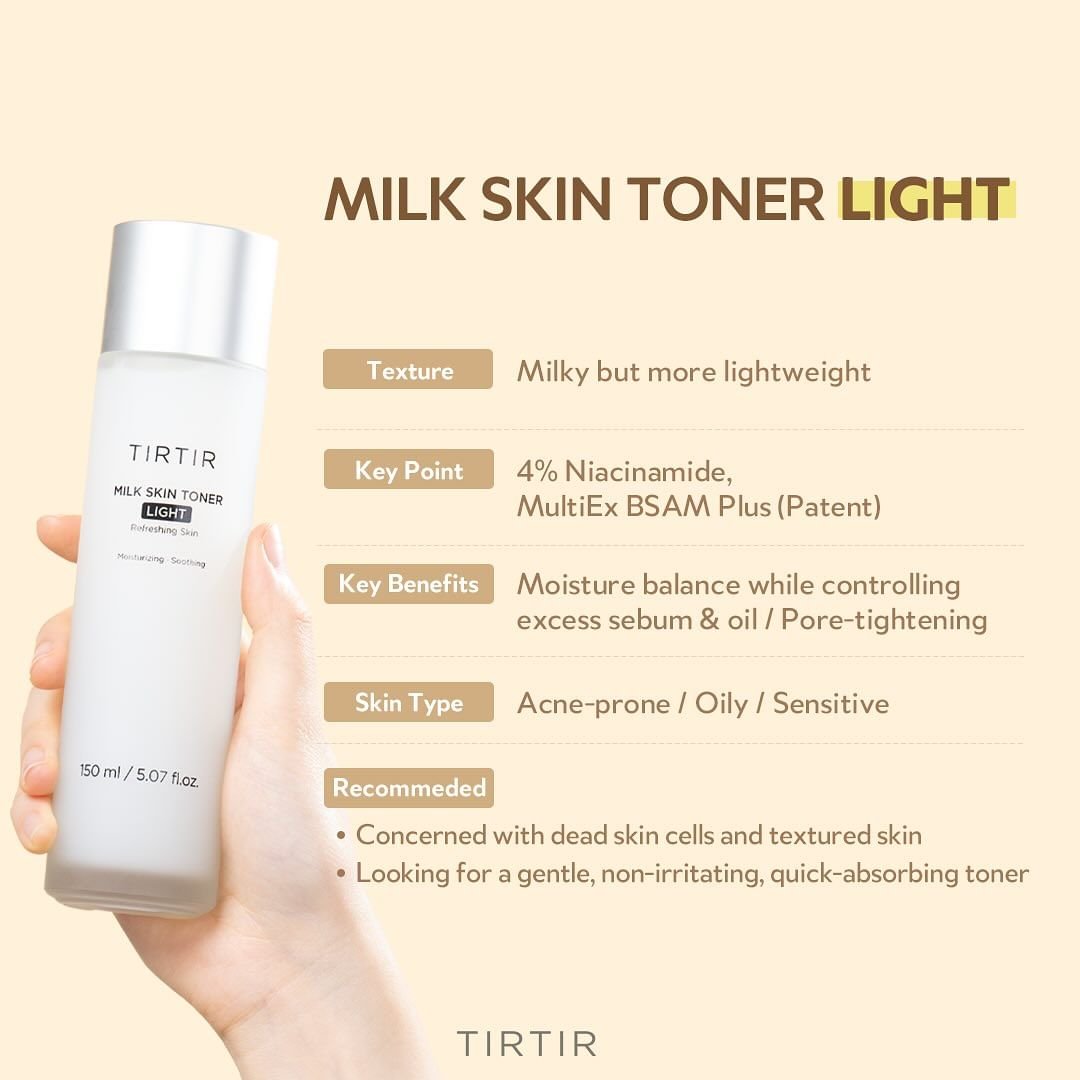TIRTIR Milk Skin Toner Light 150ml