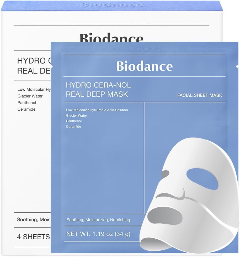 BIODANCE Hydro Cera-nol Real Deep Mask, Overnight Hydrogel Mask