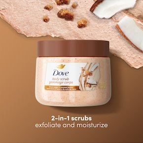 Dove Brown Sugar & Coconut Butter Deep Exfoliating Body Scrub 298g