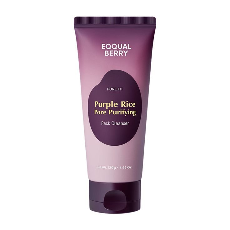 EQQUALBERRY Purple Rice Pore Purifying Pack Cleanser