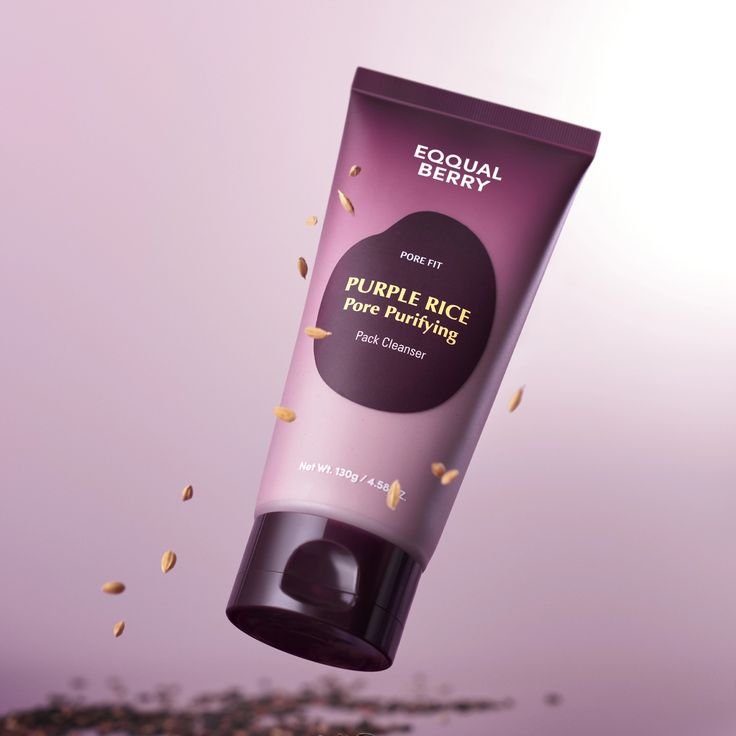 EQQUALBERRY Purple Rice Pore Purifying Pack Cleanser