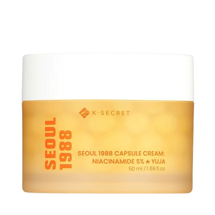 K-SECRET Seoul 1988 Capsule Cream: Niacinamide 5% + Yuja