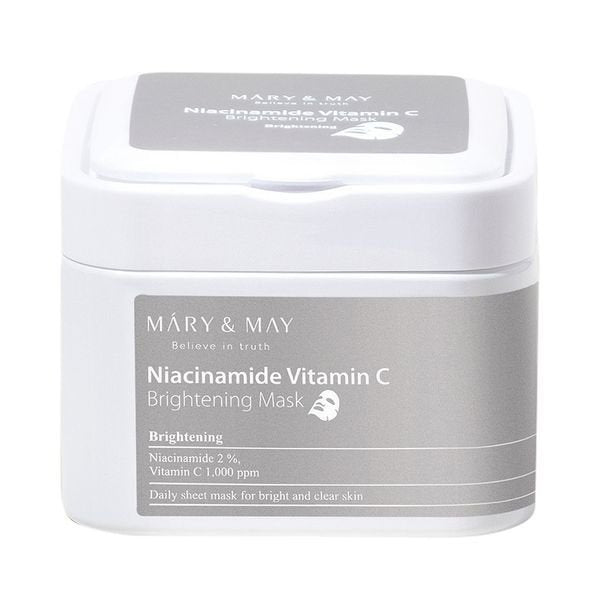 Mary & May Niacinamide Vitamin C Brightening Mask 30pcs