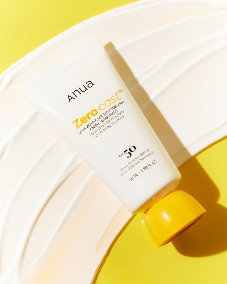 ANUA Zero-Cast Moisturizing Finish Sunscreen SPF50+ PA++++ 50ml