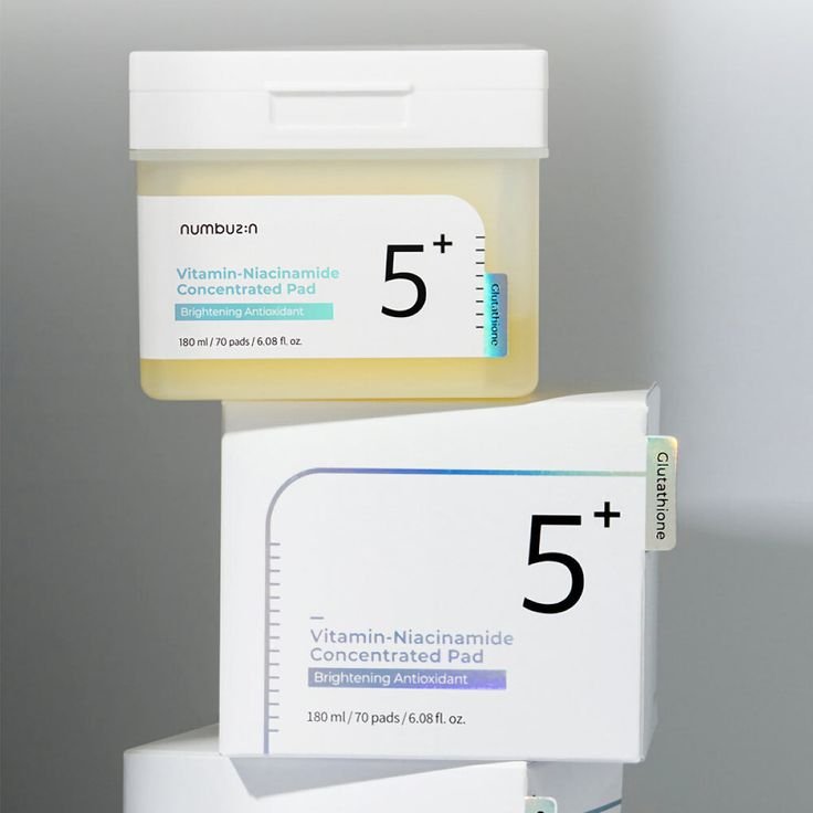 Numbuzin No.5 Vitamin-Niacinamide Concentrated Toner Pads