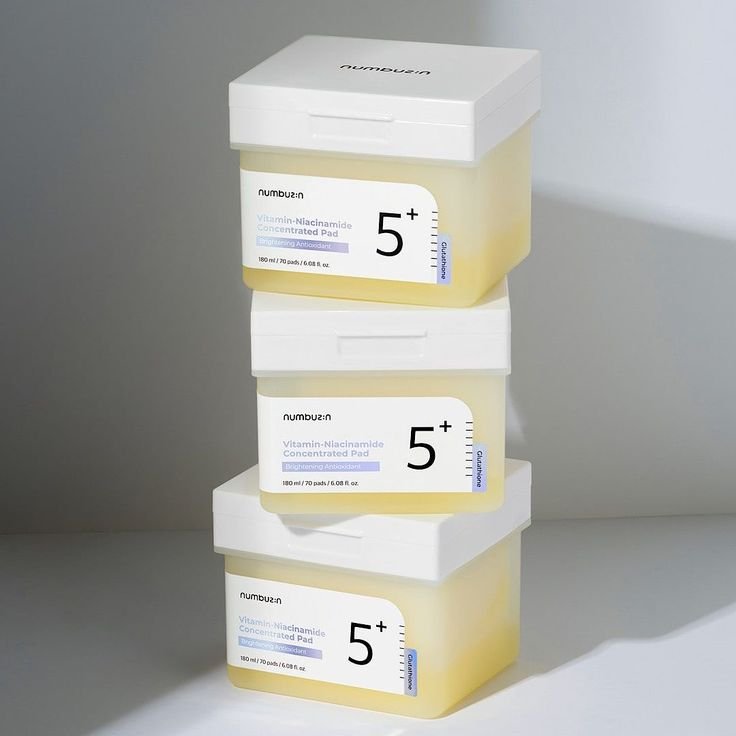 Numbuzin No.5 Vitamin-Niacinamide Concentrated Toner Pads