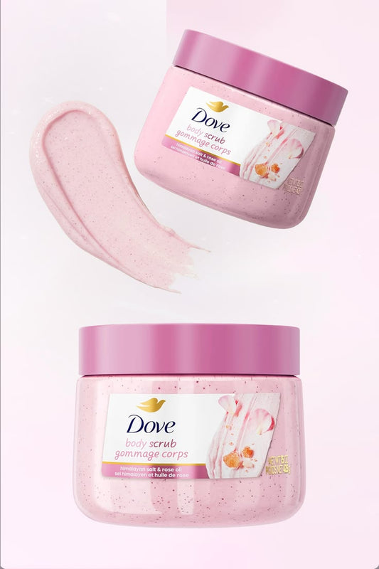 Dove Crumbl Exfoliating Body Scrub Himalayan Salt & Rose Oil