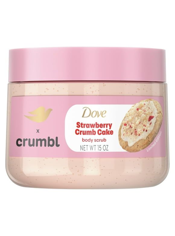 Dove Crumbl Exfoliating Body Scrub Strawberry crumb Cake