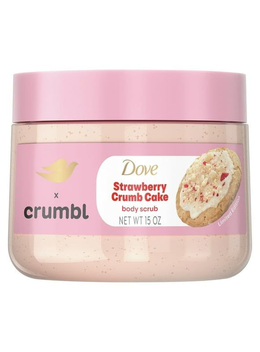Dove Crumbl Exfoliating Body Scrub Strawberry crumb Cake