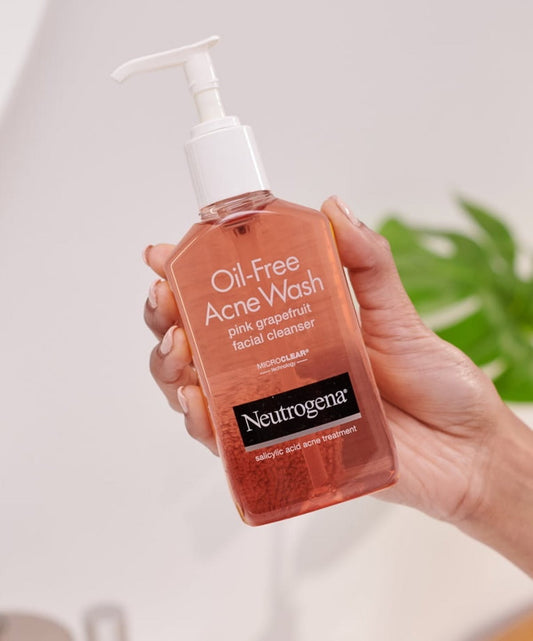 Neutrogena Oil Free Acne Wash Pink Grapefruit Facial Cleanser 269 mls