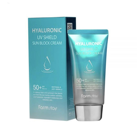 FARMSTAY HYALURONIC UV SHIELD SUN BLOCK CREAM (70G)