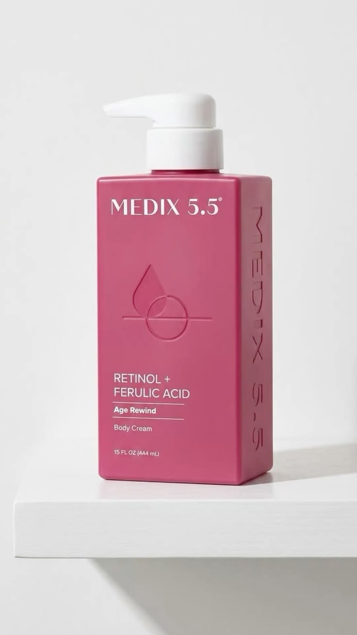 Medix 5.5 Retinol + Ferulic Acid Age Rewind Body Treatment Cream 444ml