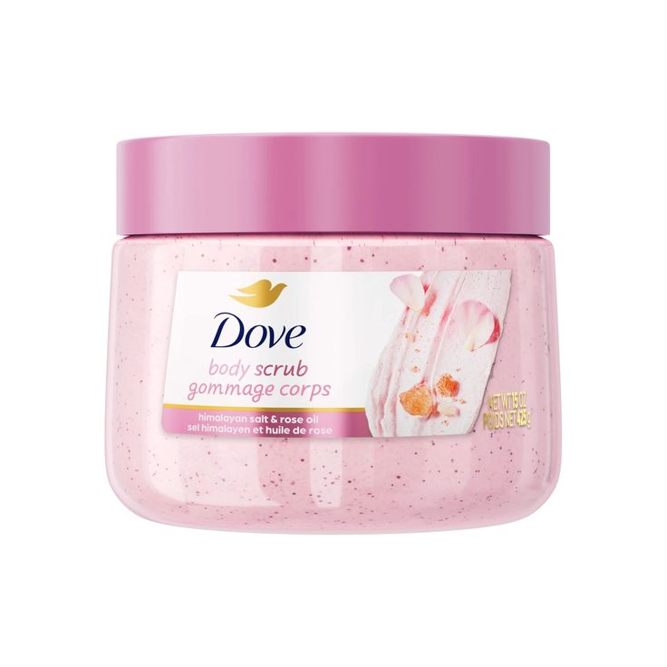 Dove Crumbl Exfoliating Body Scrub Himalayan Salt & Rose Oil