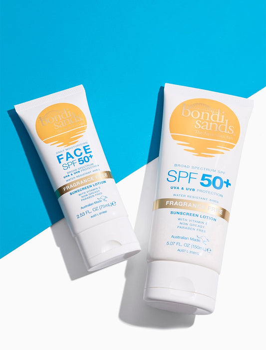 Bondi Sands SPF 50 Fragrance Free Face Sunscreen Lotion