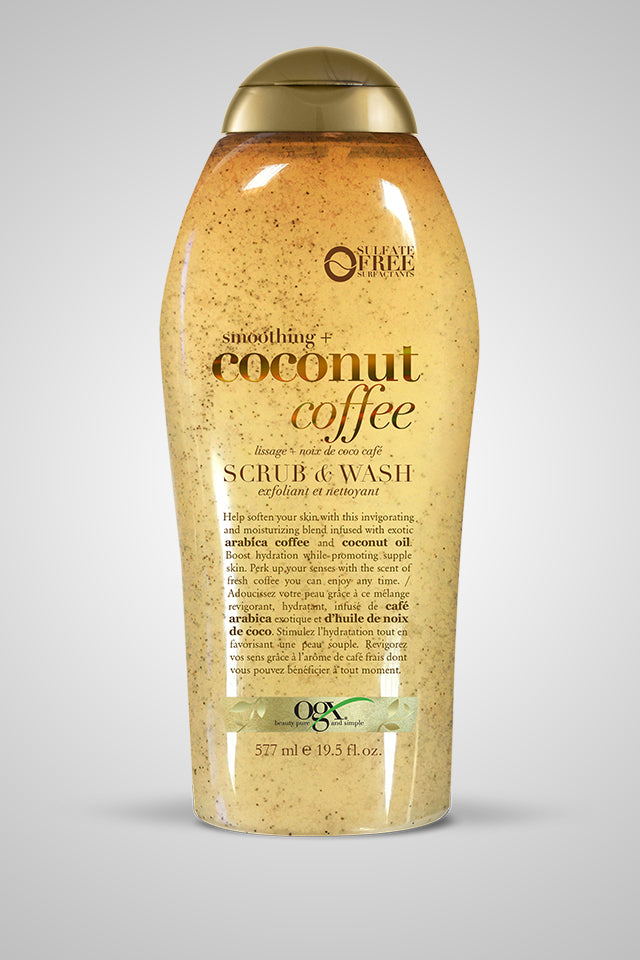 OGX Coconut Coffee Scrub & Wash 577ml