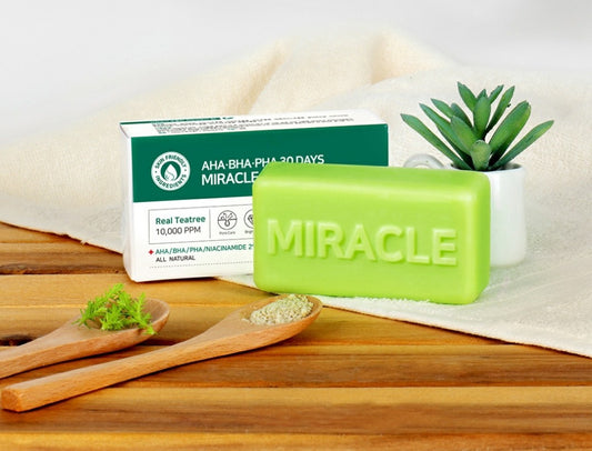SOME BY MI AHA, BHA, PHA 30 DAYS MIRACLE CLEANSING BAR 106G