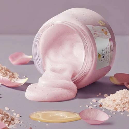 Dove Crumbl Exfoliating Body Scrub Himalayan Salt & Rose Oil