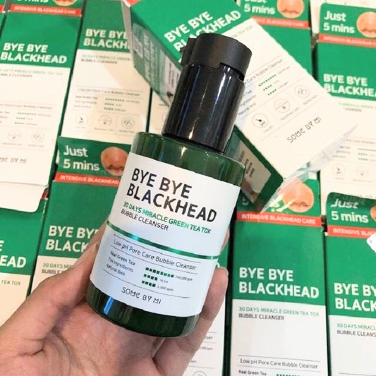 SOME BY MI Bye Bye Blackhead 30 Days Miracle Green Tea Tox Bubble Cleanser 120g